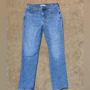 Madewell Light Blue Straight Leg Jeans